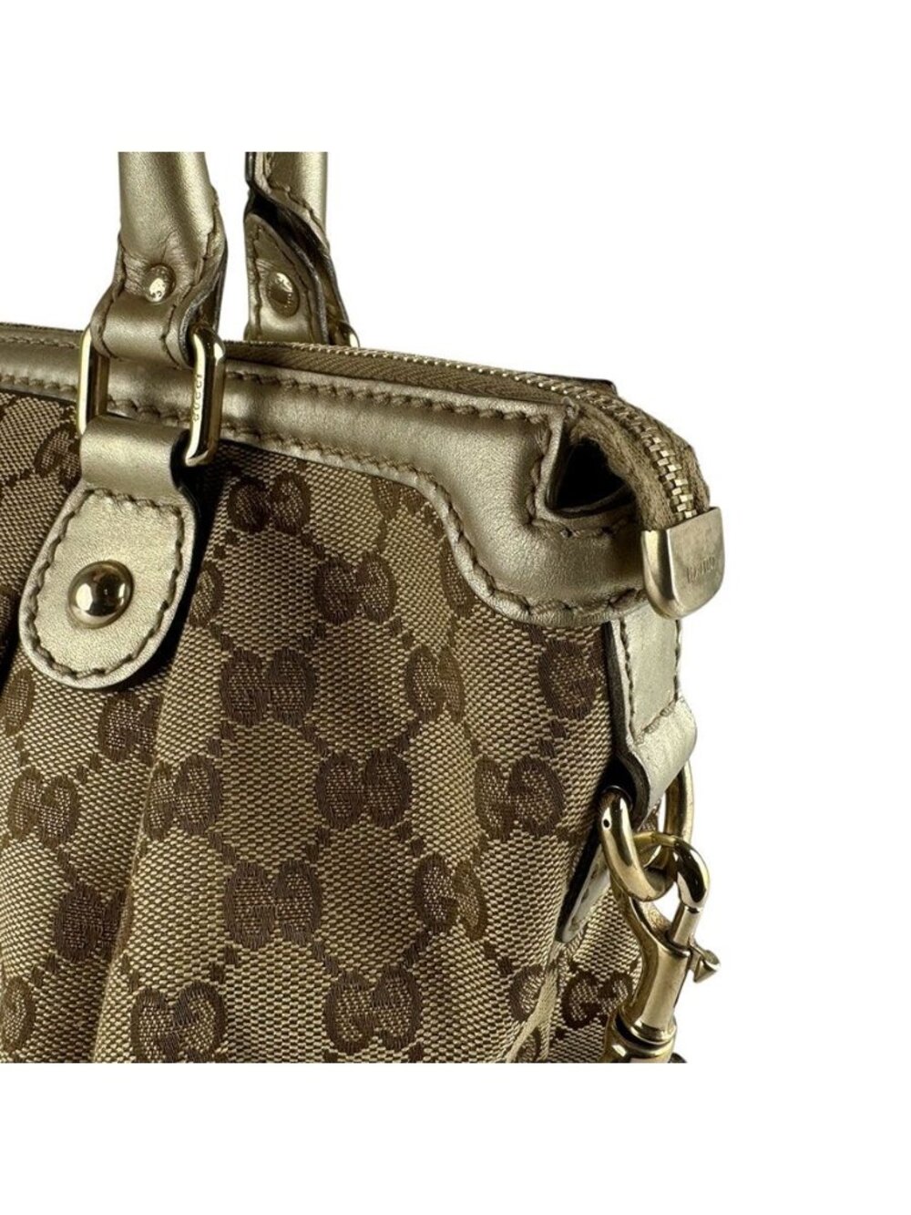 Gucci Shoulder Bag Gold - Picture 7 of 13